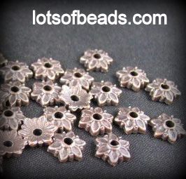 Copper Bead Caps